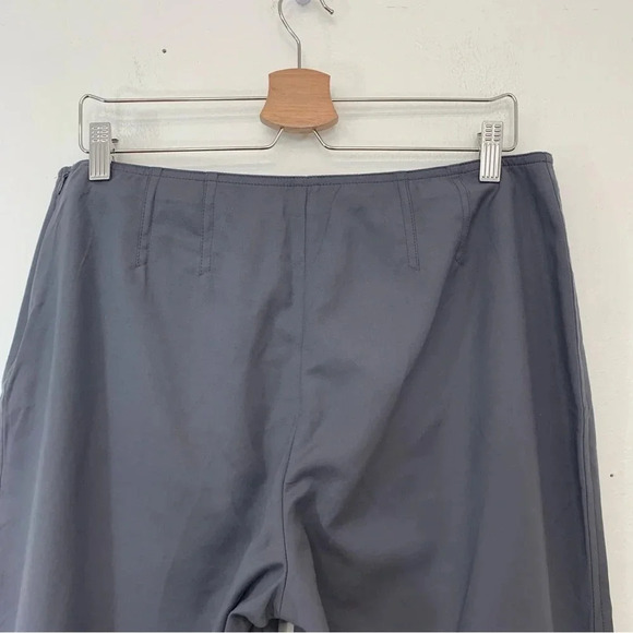 St John Pants Woman 10 Crop  Side Zip Capri Split Hem Lightweight Stretch Casual - Picture 5 of 13